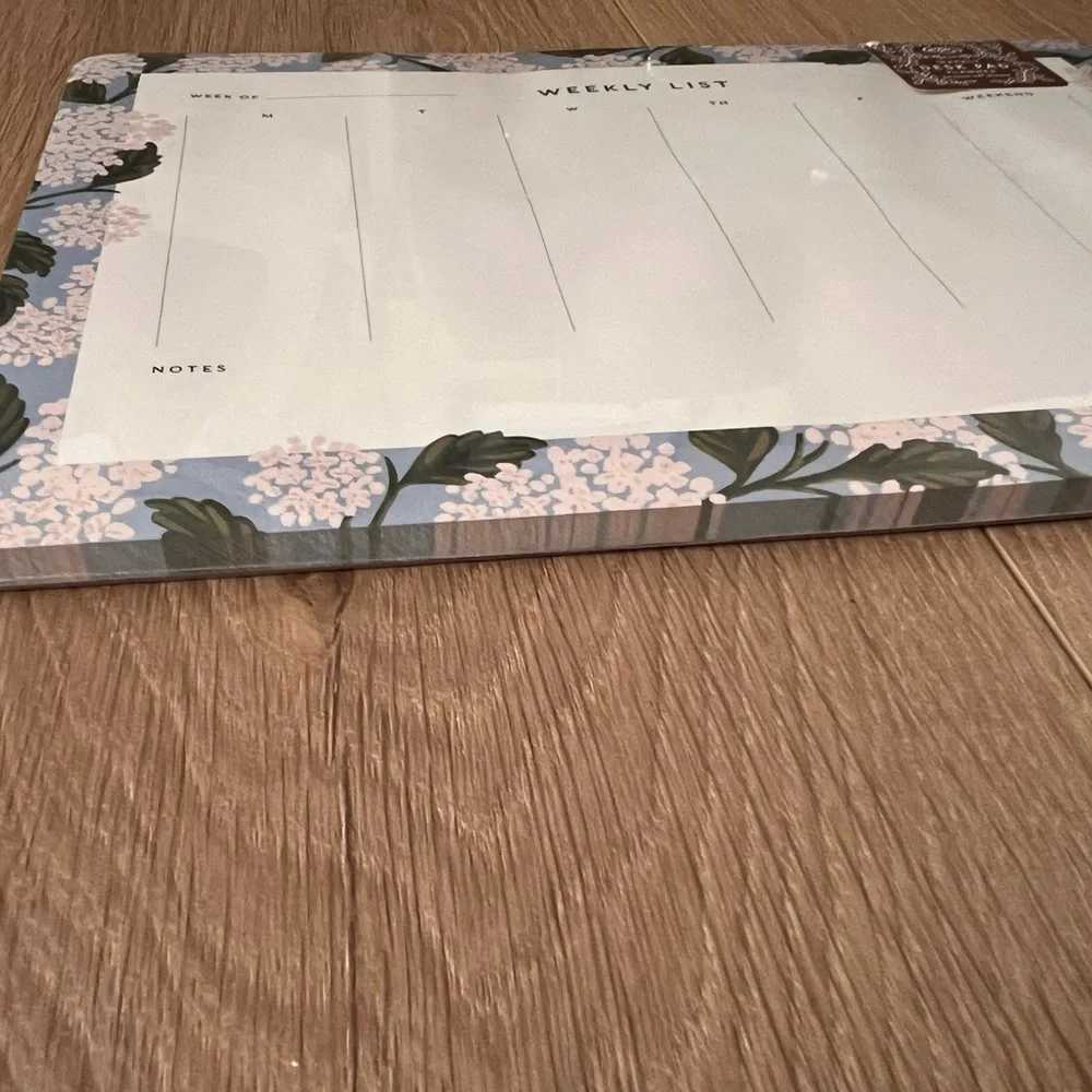 Rifle Paper Co Floral Weekly List Notepad
